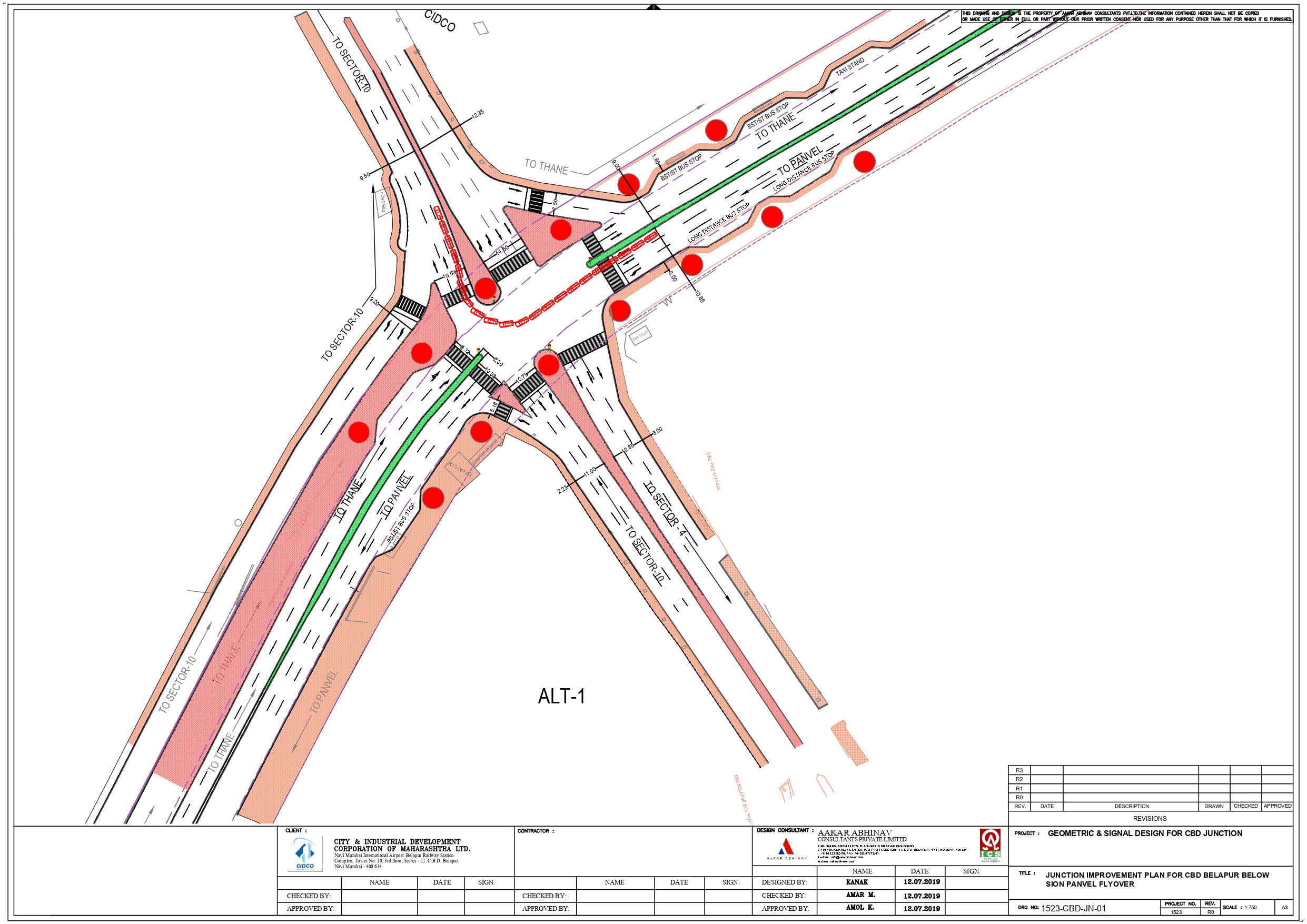 Traffic Engineering Study of CBD Belapur Junction